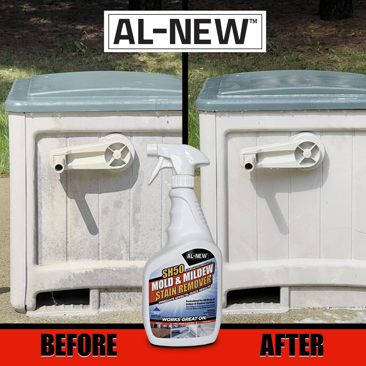 AL-NEW SH50 Mold &amp; Mildew Stain Remover